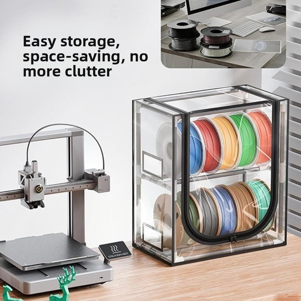 Dustproof Filament Storage Holder Sealed Filament Dry Box 3D Printing Filament Container Universal