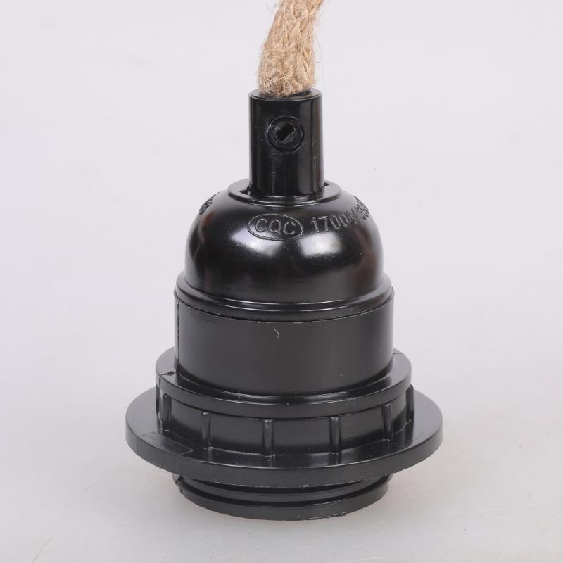 Вкручиваемый ламповый кабель с выключателями 4,5 м Современный резьбовой патрон E27 Художественный DIY осветительный кабель 110-250 В для DIY