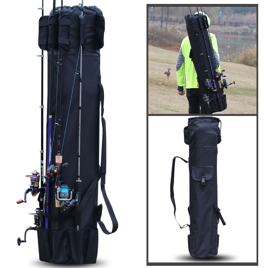Fishing Bag 120cm Convenient High Capacity Fishing Rod Bag Black/green Fishing Bag Outdoor Sports Fishing