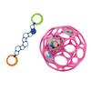 O-Link (Blue) and O-ball Rattle (Pink) Set by Bright Starts Kids II [0 Months and Up] Stroller Toy, Stroller Strap, Teething Toy, O-ball Rattle, Baby