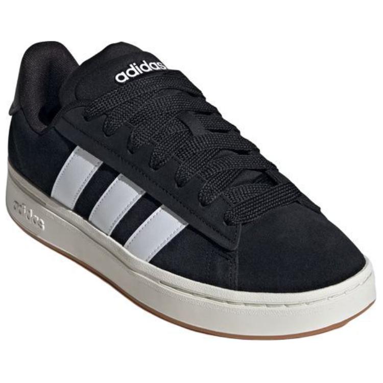 Adidas Кроссовки унисекс Grand Court Alpha Черный Белый Резина Core-Black Cloud-White JR0543