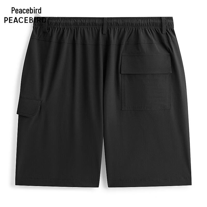 Peacebird Men's Straight-Leg Four-Way Stretch Cargo Athletic Shorts