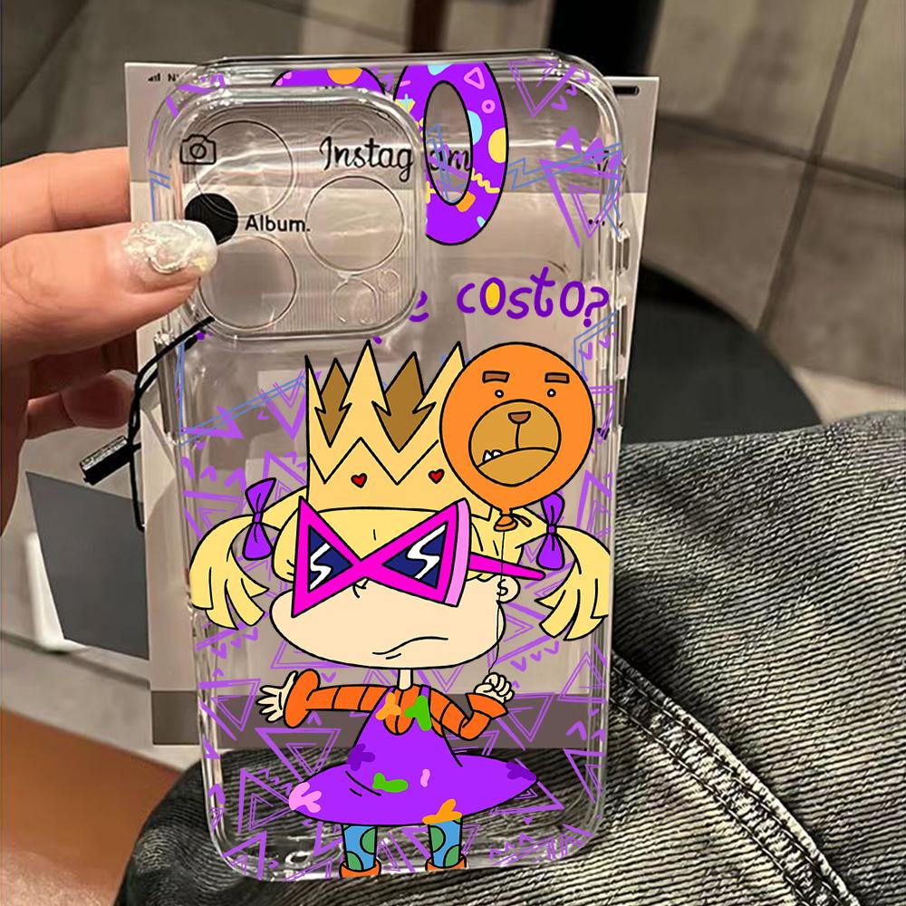 Cartoon R-Rugrats Phone Case For Samsung Galaxy A16 A07 A17 A36 A26 A56 A55 A35 A25 A15 A05s A54 A24 A14 A06 A05 A13 A53 4G 5G