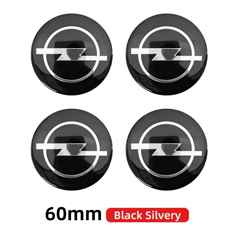 4pcs 3D 56mm 60mm 65mm Car Wheel Hub Centre Cap For Opel Badge Emblem Hub Center Cover Car Logo Sticker Styling Accessories