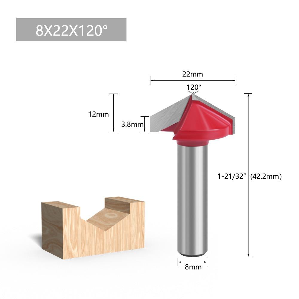 Профессиональные фрезы с хвостовиком Прецизионные фрезы для ЧПУ-фрезеров Фреза для мебельного производства Деревообработка