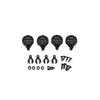 Metal Luggage Carriers Luggage Rack and Ladder Remote Control Car Decoration for 1/18 Offroad Car Model Vehicle Part Kits