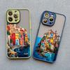 Чехол для телефона «Городской приморский городок» для iPhone 16 15 14 13 12 11 Pro Max Mini X XS XR SE 7 8 Plus Ударопрочный матовый жесткий чехол Fundas