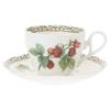 Чашка-блюдце Noritake 250 куб. см Orchard Garden, безопасная для микроволновой печи, костяной фарфор и (Кофе чай) Т97887/4911