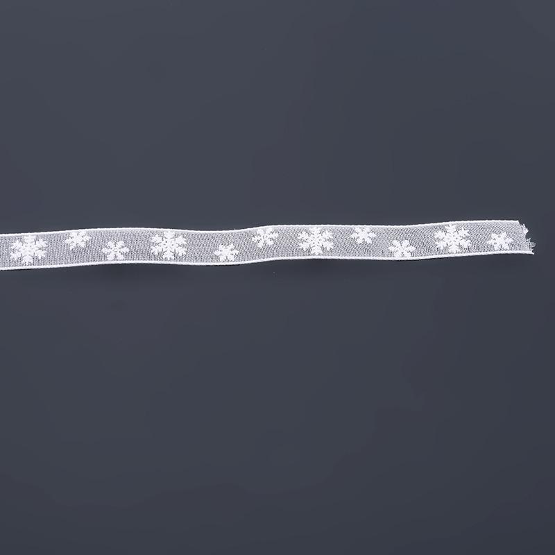 Рождественская органза лента ленты снежинки ручная работа DIY упаковка подарков украшение венок домашний декор