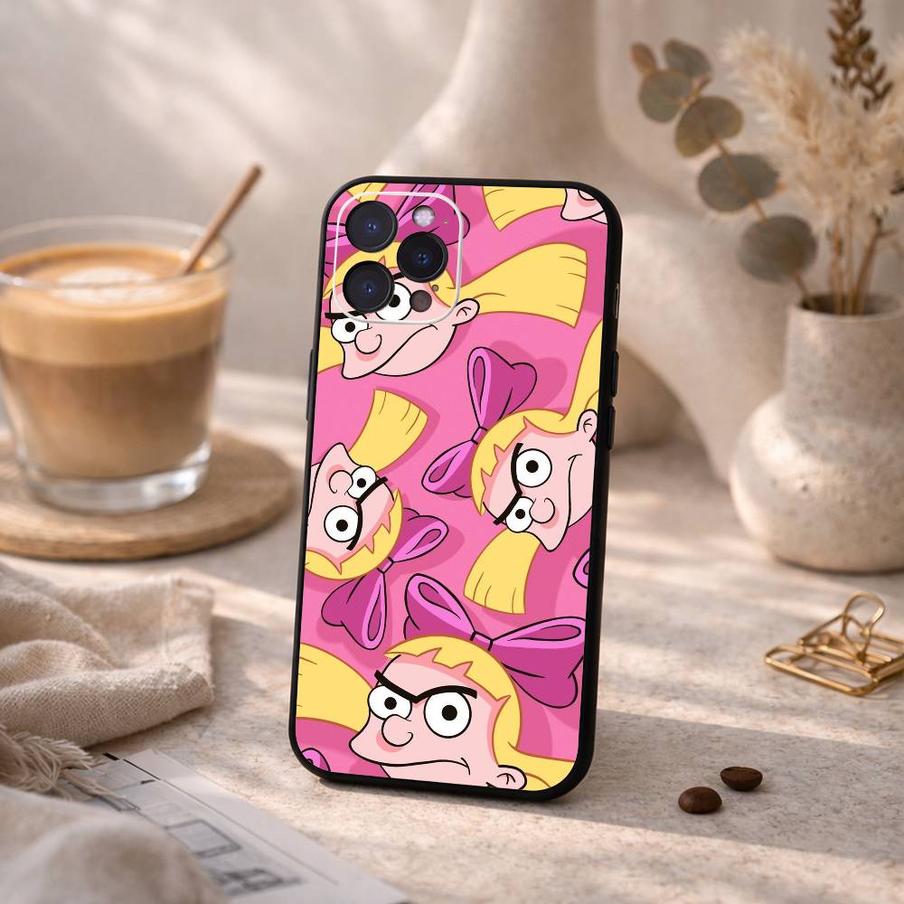 1 шт. Чехол для телефона H-Hey A-Arnolds Для iPhone 17, 16, 15, 14, 13, 12 Plus, Pro Max, XS, 5G Мягкий силикон Черный чехол
