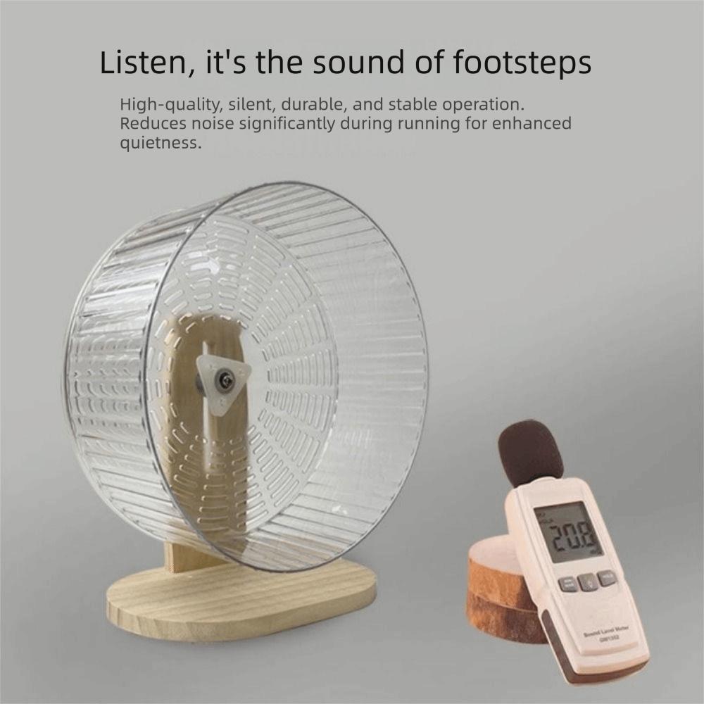 21cm Hamster Running Wheel Stable Durable Hamster Wheel Toy Removable Silent Hamster Exercise Device Small Animal Toys