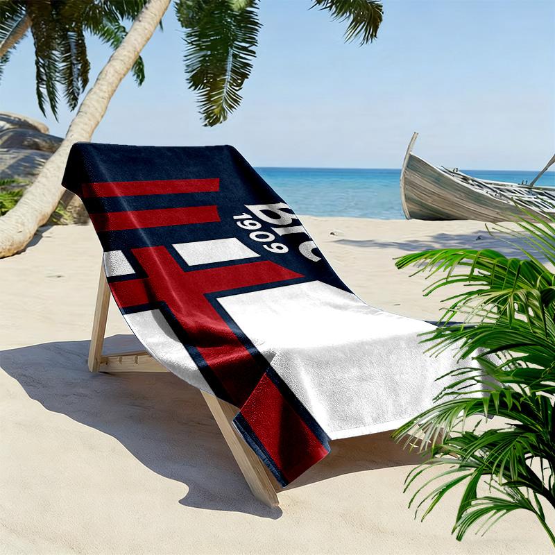 Bologna2 Print Beach Towel, Large Soft Quick Dry Towel for Beach Camping Swimming