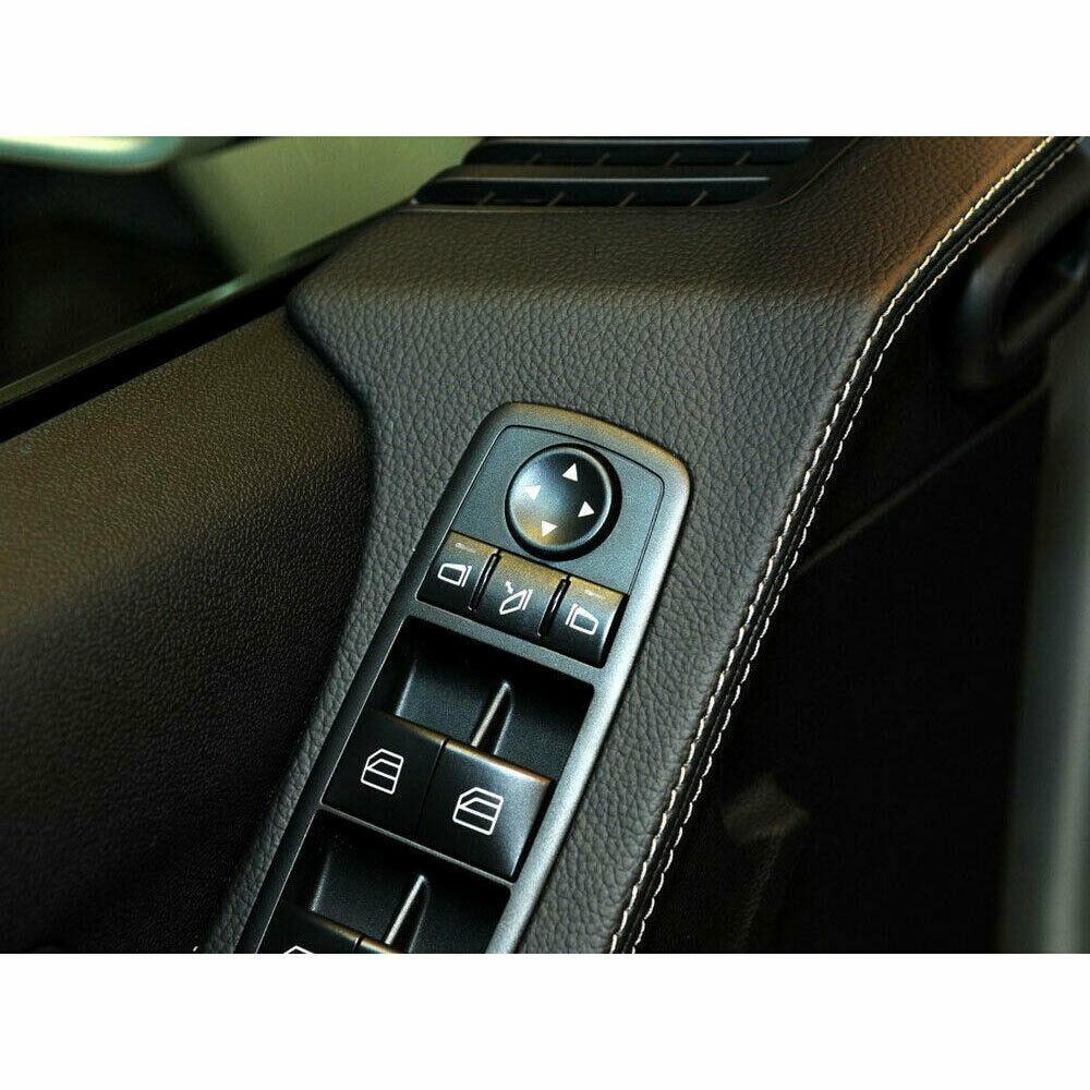 Крышка кнопки переключателя стеклоподъемника водительской двери из 2 частей для Mercedes ML GL R Class W164 W251 X164 - Прочный пластик, OEM-дизайн