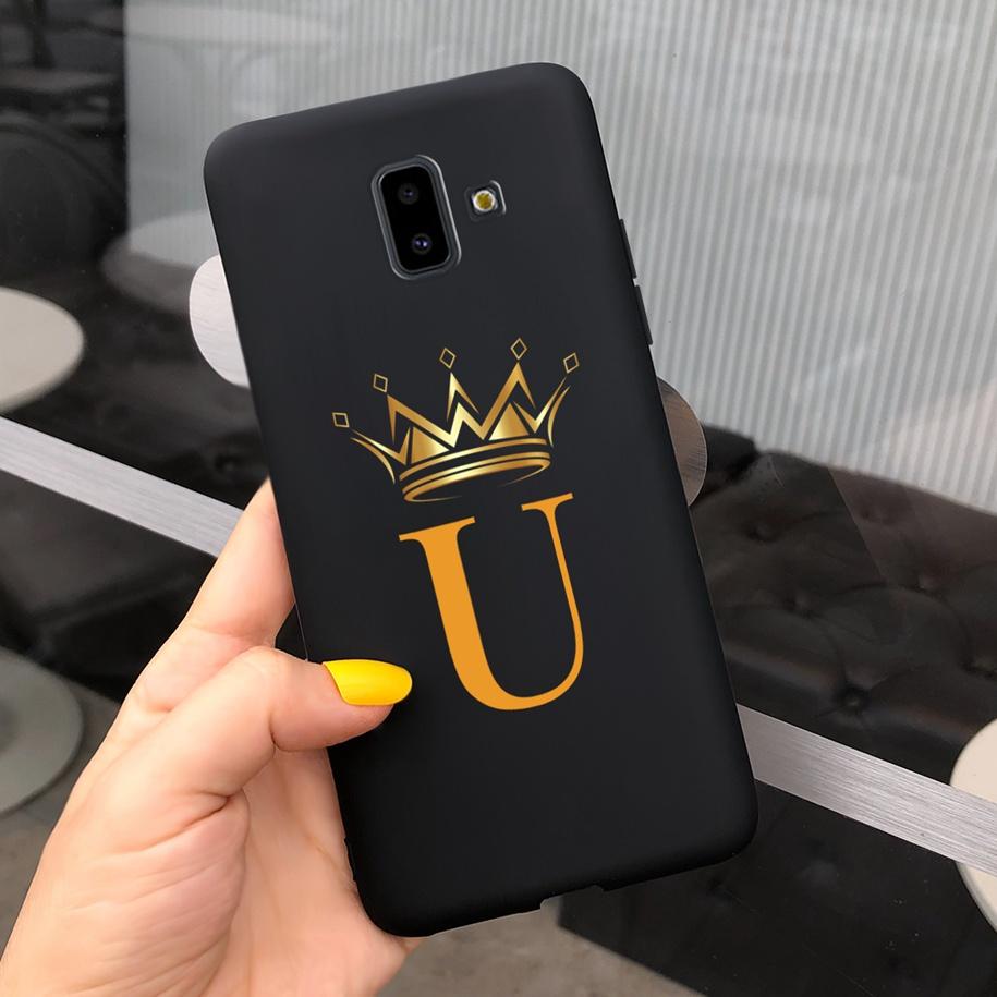 Cute Letters Case For Samsung Galaxy J6 J6+ 2018 Phone Cover Soft Silicone Bumper For Samsung J6 Plus J610F J610F J600F J 6 Capa