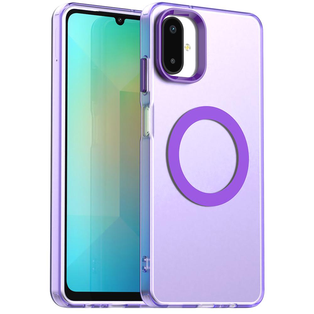 For Samsung Galaxy F06 5G/M06 5G Case Compatible with MagSafe Anti Drop Hybrid Phone Back Cover