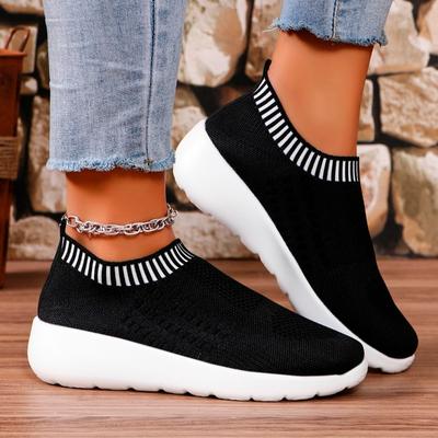 Мода 2024 года, женские кроссовки на плоской подошве на весну и осень, легкие сетчатые кроссовки с низким верхом для повседневной носки, ленивая обувь для бега на открытом воздухе