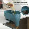 1PC Sink Strainer Elephant Sculpt Leftover Drain Basket Fruit Vegetable Washing Basket Hanging Drainer Rack Kitchen Accessories