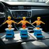 Car Dashboard Solar Toy Surfer Boy Nodding Toy, Cartoon Bobblehead for Anti-slip Decoration Dashboard, Auto Swing Shaking Figure Office Desk Accessory
