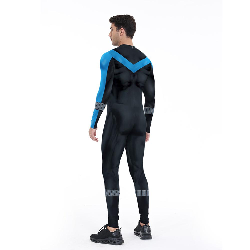 Мужской Аниме Фильм Супергерой Орел Хэллоуин Косплей Костюм Взрослый Карнавальная Ночь Герой Вечеринка Цифровая Печать Слитный Костюм Лосины