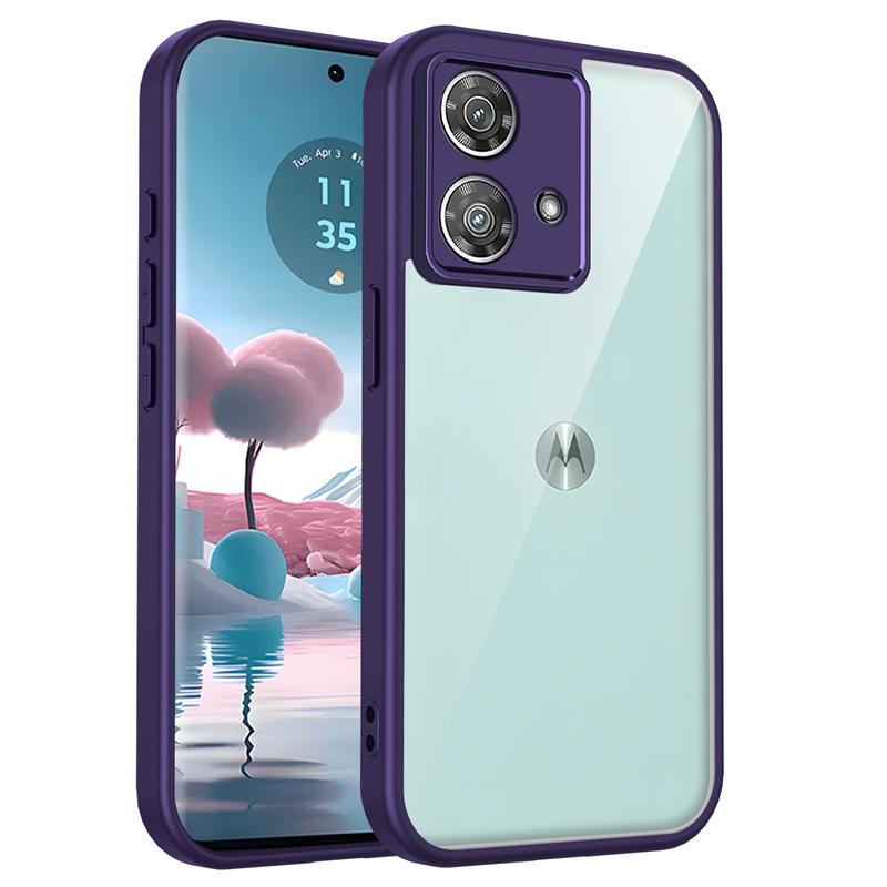 Transparent Silicone Case For Motorola Moto G84 G64 G54 G34 G24 G14 G04 G04S Power PC Back TPU Bumper Shockproof Phone Cover