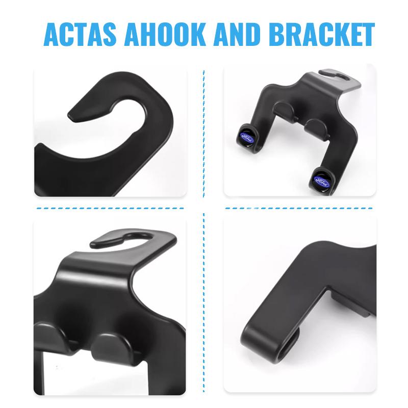 Car Seat Headrest Multifunctional Hook Hanger Storage Organizer For Ford Focus 2 3 MK2 MK3 Fiesta Mondeo Kuga Ecosport C-Max Auto Accessories