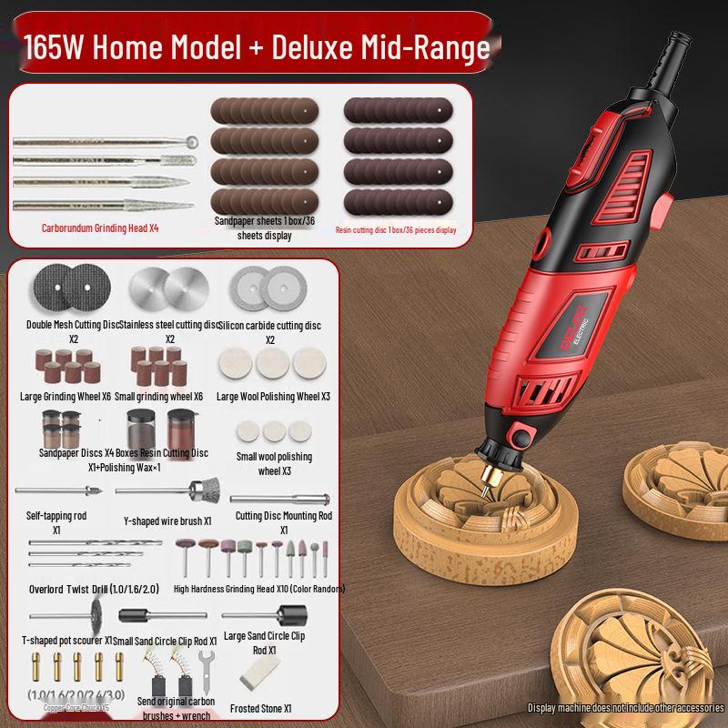 Высокомощная ручная электрическая шлифовальная машина для резьбы по дереву, полировки нефрита, резки и гравировки.