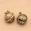 1Pcs New Vintage Brass Taotie Pure Copper Gluttonous Bell Car Key Chain Pendant Small Pendant Men And Women