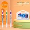 Acrylic Marker Pens for Primary School Students - Draw with Vibrant Colors, Waterproof and Quick-drying.