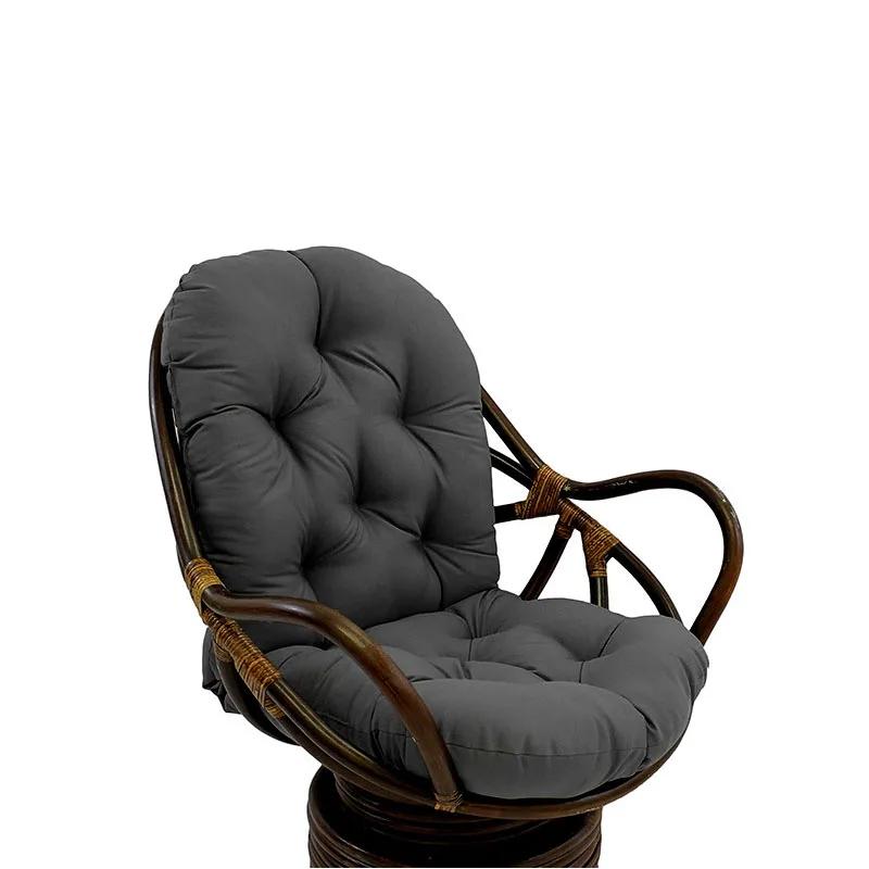 Вращающаяся подушка-качалка, моющаяся, коврик для сиденья домашней мебели, утолщенная подушка для стула, декор для дома на открытом воздухе - в комплект не входит кресло-качалка