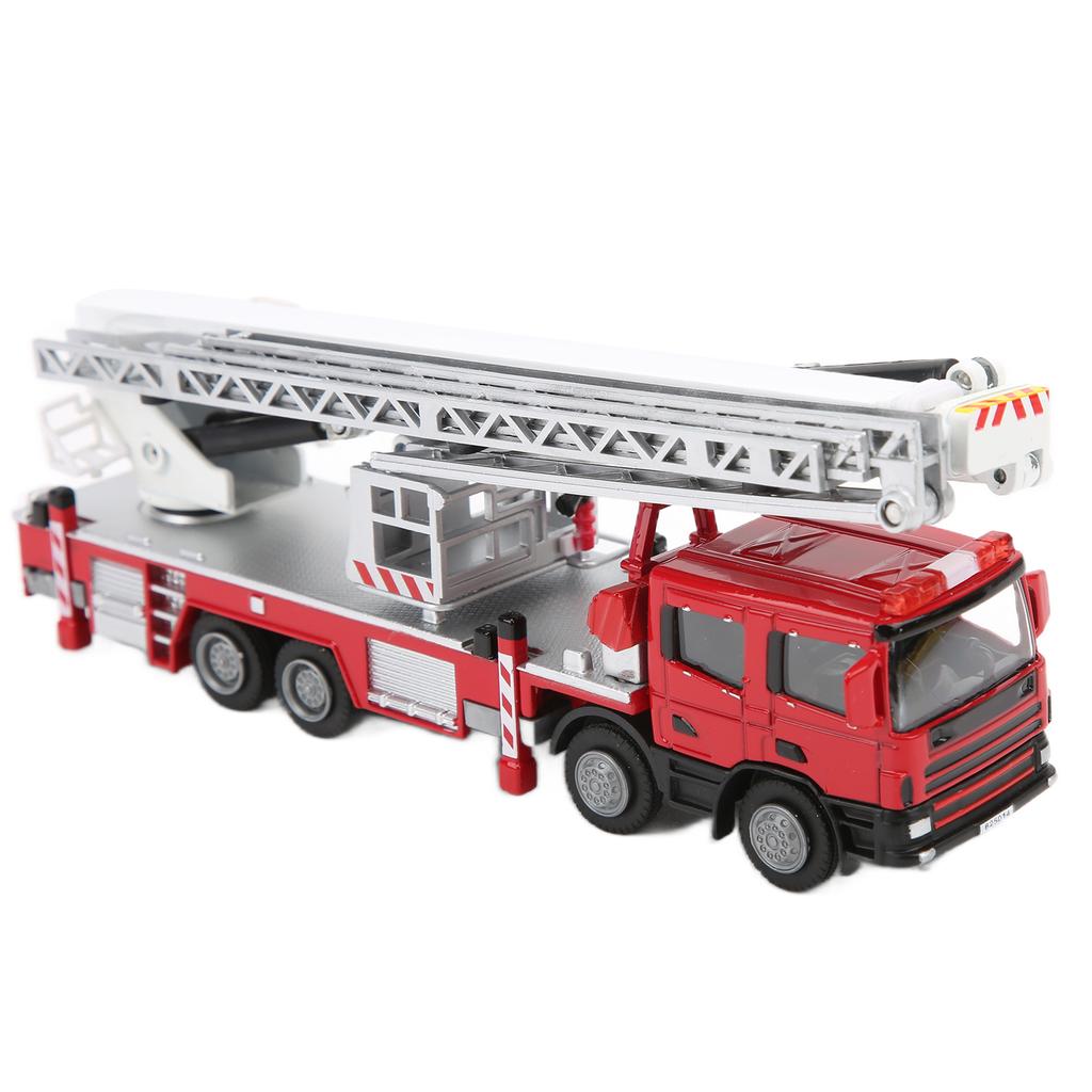 1:50 Model Ascending Fire Truck Toy High Simulation Educational Fire Truck Model Toys for Kids