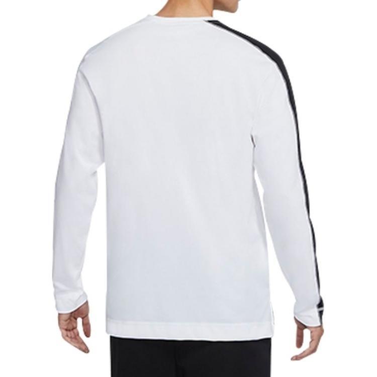 Jordan T Shirts Men's White Crew Neck Moderate Straight Fit DB4367-100