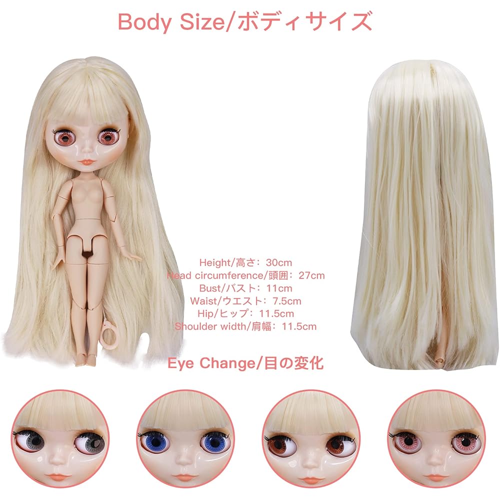 Ледяные Дни Удачи 1/6 30см BJD Кукольное Тело Только Милая Кукла для Практики 4 Цвета Смена Глаз Смена Рук