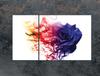 СТЕКЛЯННАЯ ЗАЩИТНАЯ ПАНЕЛЬ ДЛЯ ПЛИТЫ 90x52 РОЗА