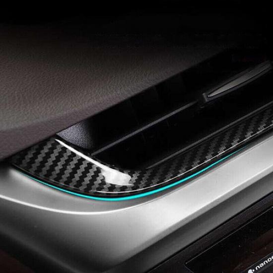Carbon Fiber Interior Center Air Outlet Vent Cover Trim For LEXUS ES 2018-2020