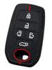 Чехол для Toyota Smart 5 кнопок Новый Alphard Новый Vellfire Новый Noah Новый Voxy для идеальной гладкости Для автомобилей Toyota Красный IKTSilicon Ключи, / (2023~)