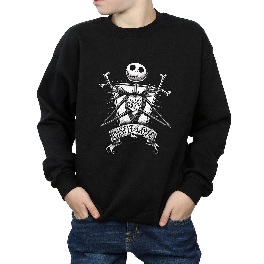 Disney Boys Nightmare Before Christmas Misfit Love Sweatshirt