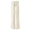 Sancai 2025 Summer Elastic High-Waist Slim Straight-Leg Casual Pants