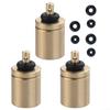 Compact Copper Nozzle Connector for Easy Gas Cylinder Refills 3pcs
