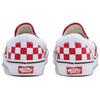 Vans Классические кроссовки унисекс Slip-On 138 Sidestripe — красные шахматные доски VN000BW39Y1