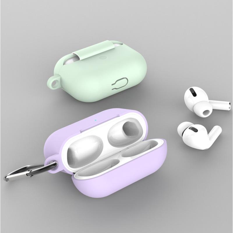 Силиконовый защитный чехол для наушников Airpods Pro 3-го поколения, защитный чехол с брелоком