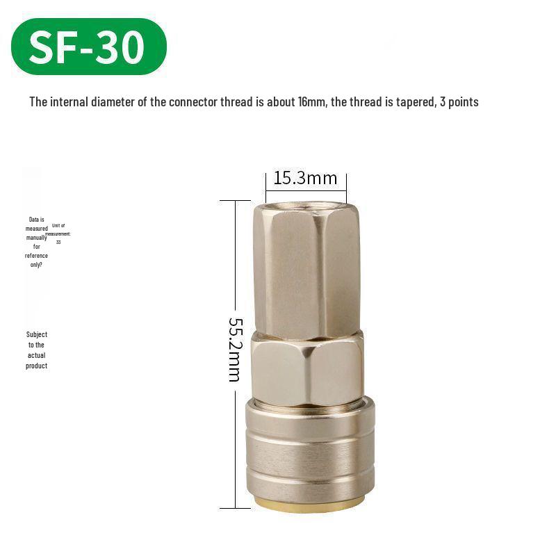 C-Type Quick-Connect Self-Locking Air Hose & Tool Set for Compressors