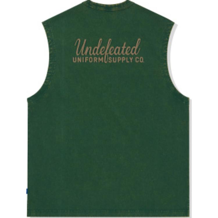 UNDEFEATED Tank Tops Unisex Crew Neck Moderate Straight Fit UC42GTK02M