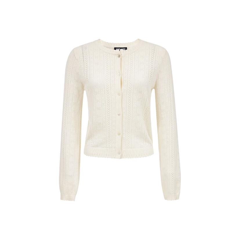 VEROMODA 2025 Autumn Hollow-Out Knit Top