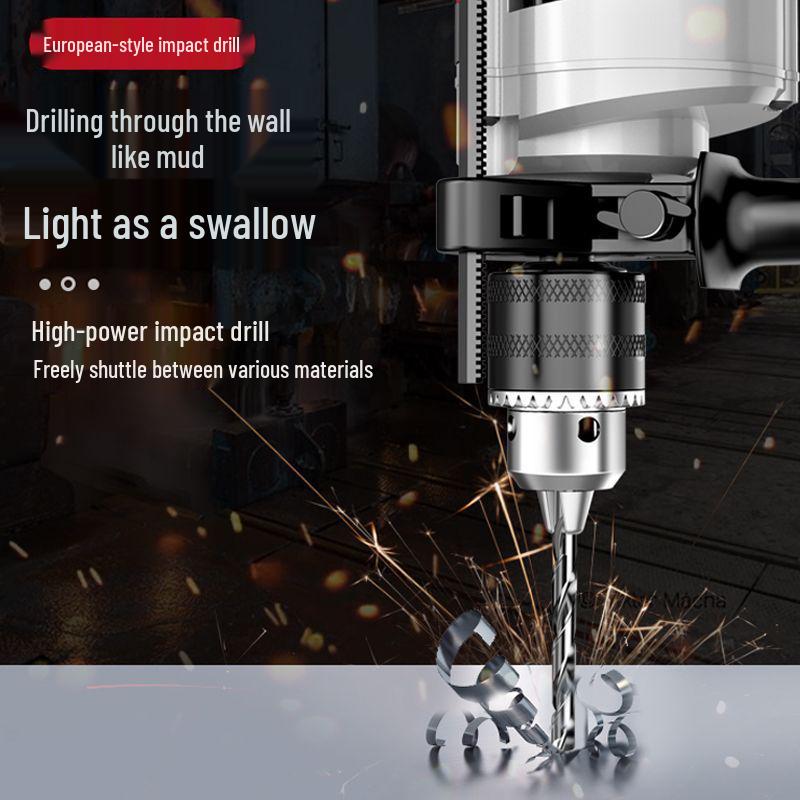 Мощная ударная дрель с регулируемой скоростью и перфоратор Электрическая отвертка