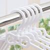 10 шт. вешалки для рубашек, многофункциональные бытовые принадлежности, сухие и влажные вешалки для детского шкафа, полезные организации, белые