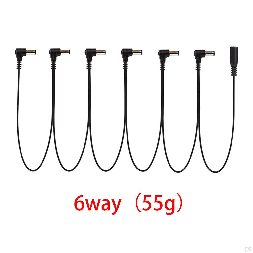 Daisy Chain Cable ,Right Angle Power Cord Bass, Patch Wire Cable,9V DC , Guitar Effect