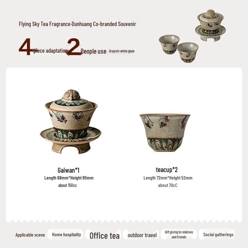 Чайный набор Edenus Dunhuang Feitian Mingxiang Gaiwan