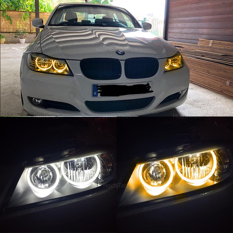 Pour BMW série 3 2009-2011 E90 berline E91 Wagon LCI phare halogène Angel Eyes marqueur ampoules phare lumineux remplacement