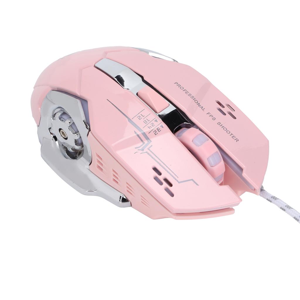 Wired Mouse 6Button USB Port Gaming Luminous Ergonomic Optical Computer Accessories