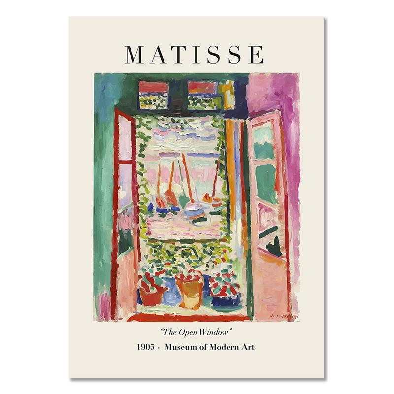 Абстрактный постер Матисса, холст, картина, Кит, настенное искусство, плакаты с цветочным рынком и принты, настенные панно для гостиной, домашний декор